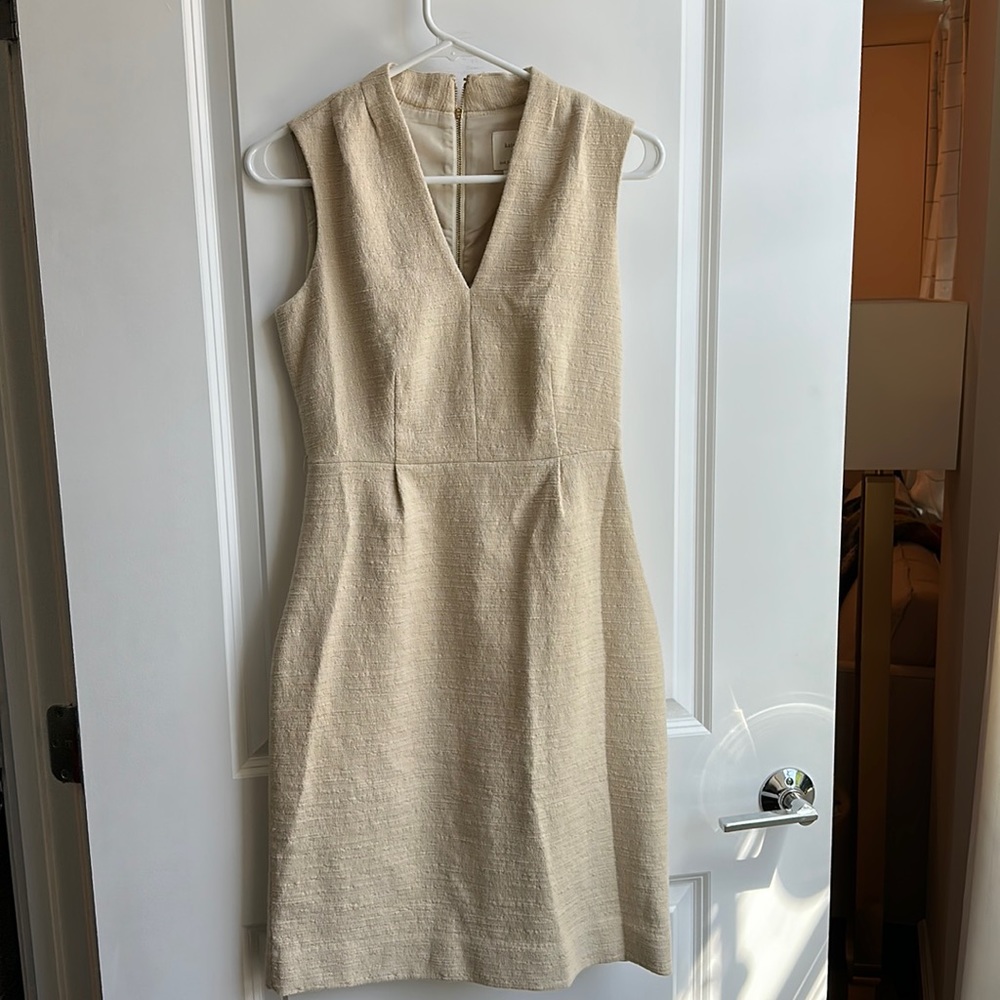 Kate Spade cream sleeveless dress size 4